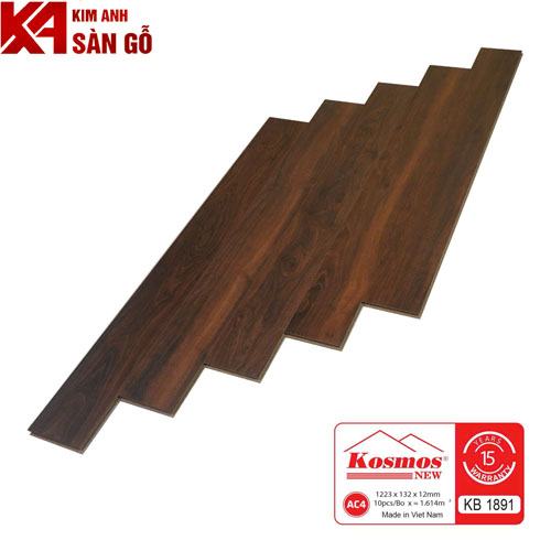 Sàn Gỗ Công Nghiệp 12MM KOSMOS-KB 1891